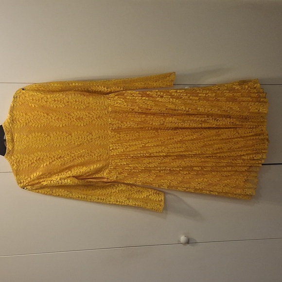 Jenn Yellow Lace Dress - Picture 8 of 8